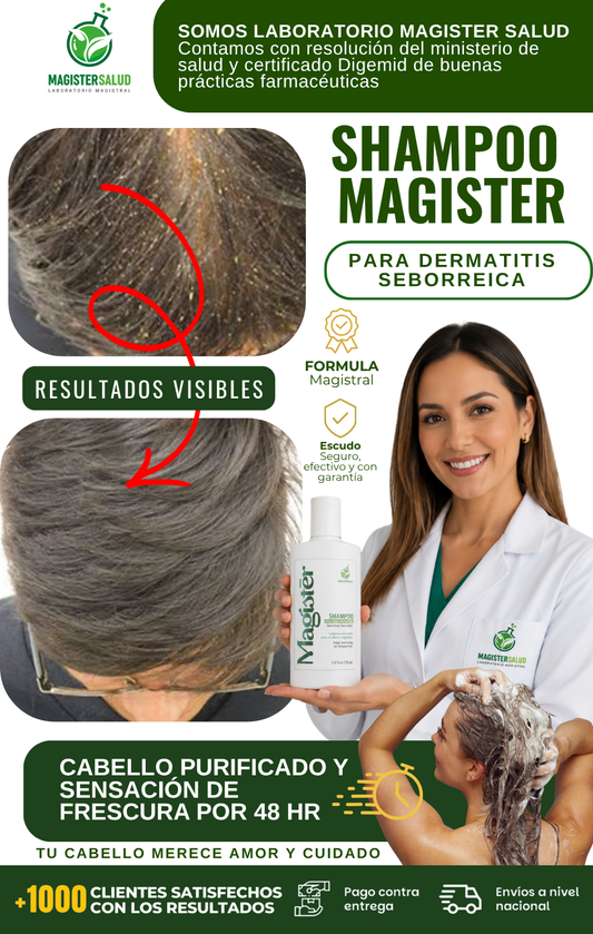SHAMPO MAGISTRAL PARA DERMATITIS SEBORREICA