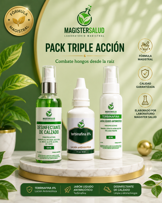 PACK TRIPLE ACCIÓN UÑAS SIN HONGOS